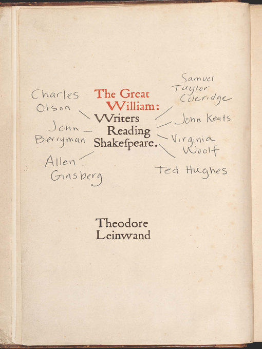 Title details for The Great William by Theodore Leinwand - Available